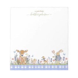 Bloc De Notas Hearthlight Notes Spring Soft Meadow Gingham