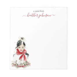 Bloc De Notas Hearthlight Notes Winter Cozy Kitten Personalized
