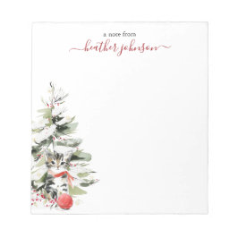 Bloc De Notas Hearthlight Notes Winter Cozy Kitten Personalized