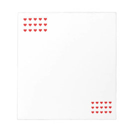 Bloc De Notas Hearts Notepad
