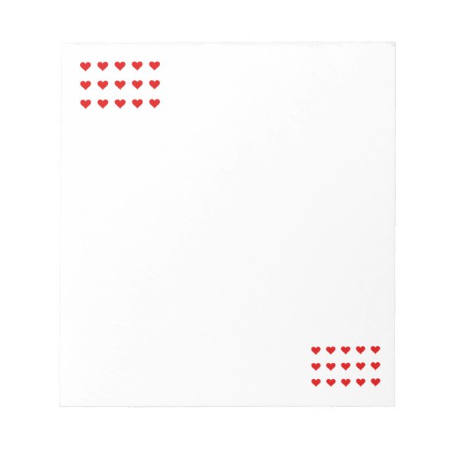 Bloc De Notas Hearts Notepad (Frente)
