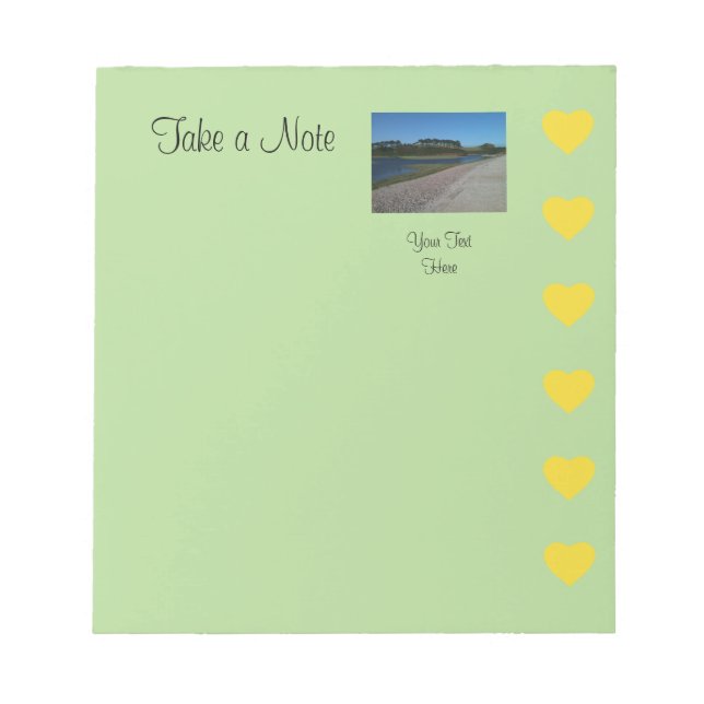 Bloc De Notas Hearts with  Notepad Color Change (Frente)