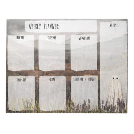 Bloc De Notas Heather Ghost Weekly Planner
