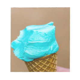 Bloc De Notas Helado con macro de gofre