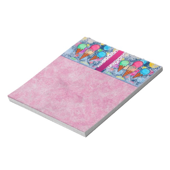 Bloc De Notas Helados de Crema (Lado Izquierdo)
