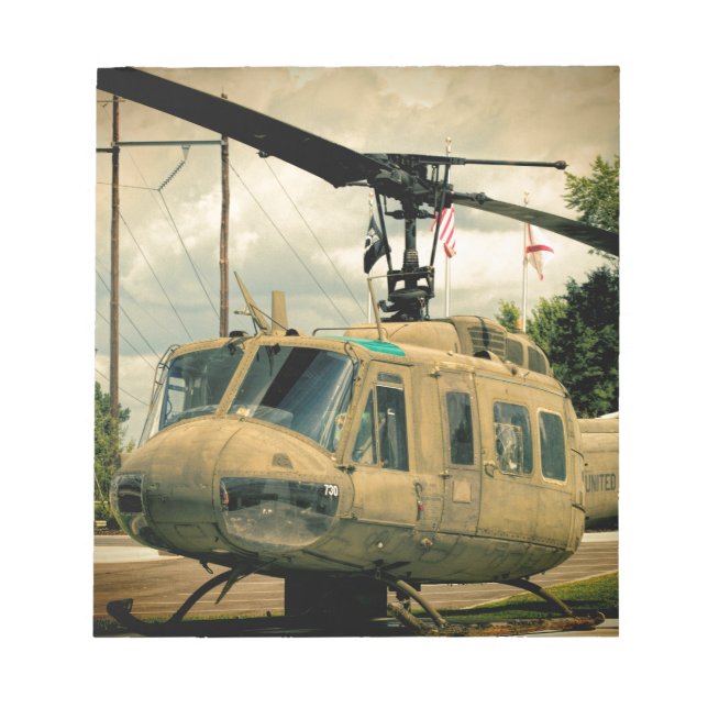 Bloc De Notas Helicóptero Militar Huey de la época de Vietnam Vi (Frente)