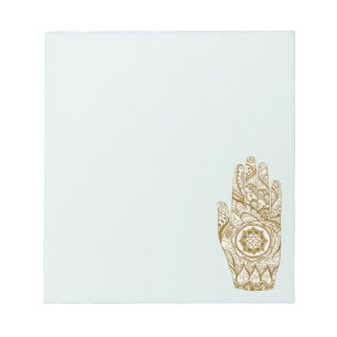 Bloc De Notas Henna Hand Lotus