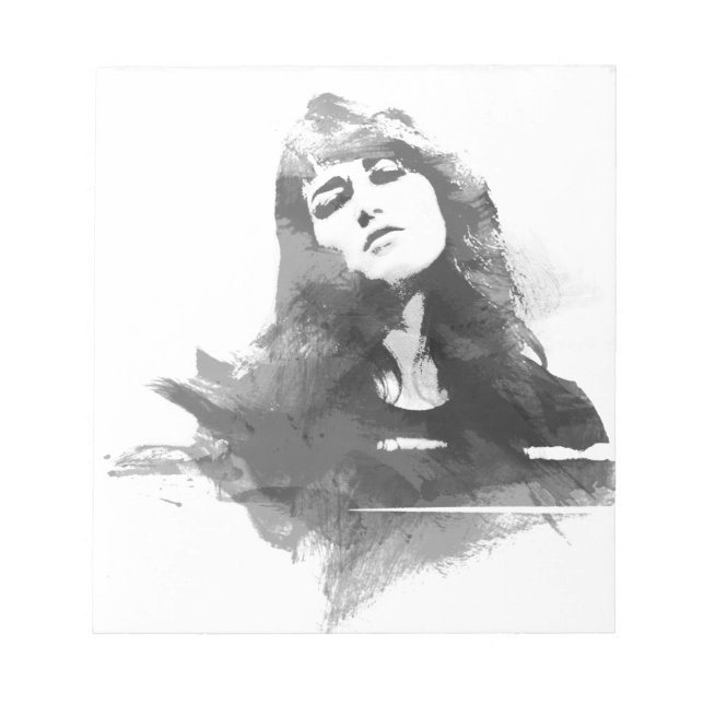 Bloc De Notas Hermosa Mujer Argerich (Frente)