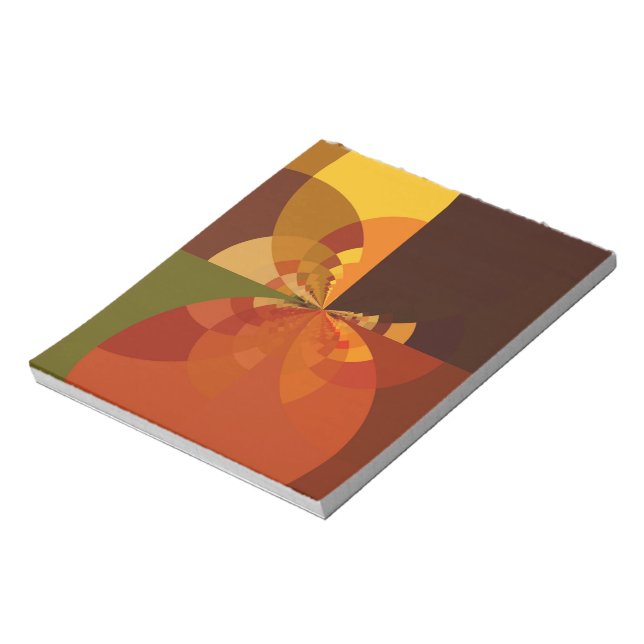 Bloc De Notas Hermosa Tierra Resumen Arte Impresión (Lado Izquierdo)