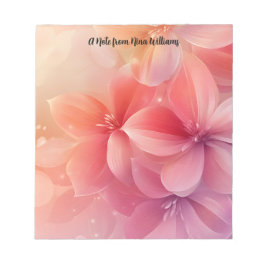 Bloc De Notas Hermosas flores románticas