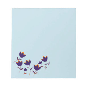 Bloc De Notas hermosas ideas florales. con tema floral