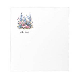 Bloc De Notas Hermoso Bouquet acuarela