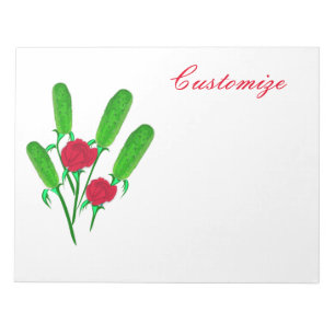 Bloc De Notas Hermoso Bouquet de Pollo con Rosas Thunder_Cove