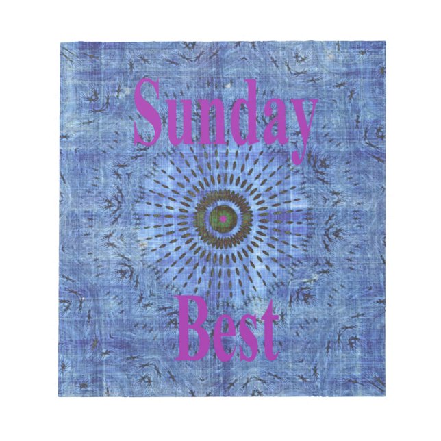 Bloc De Notas Hermoso diseño moderno de denim asombroso: el domi (Frente)