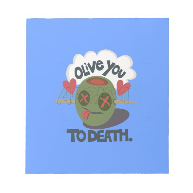 Bloc De Notas Hermoso Guay I love Africa Art (Frente)