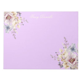 Bloc De Notas Hermoso ramo floral de lavanda para primavera