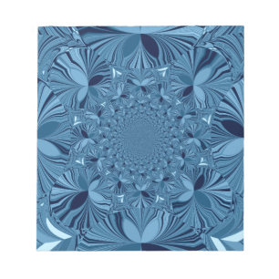 Bloc De Notas Hermoso y encantador arte azul kaleidoscopo irland