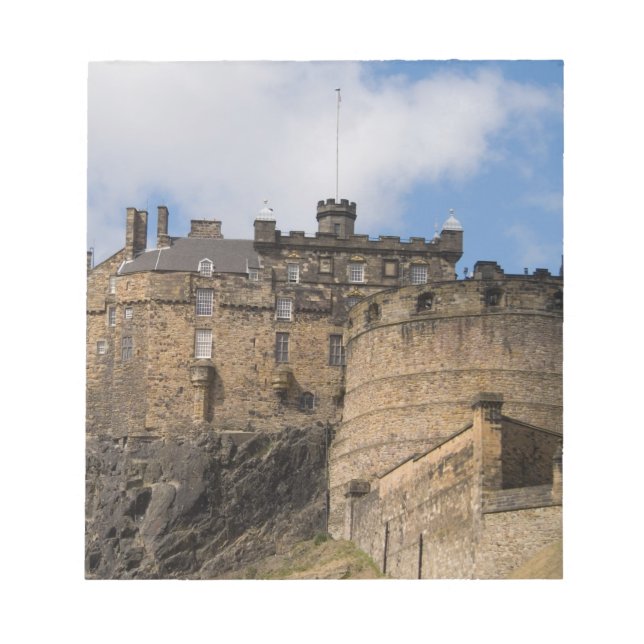 Bloc De Notas Hermoso y famoso castillo gigante de Edimburgo en (Frente)