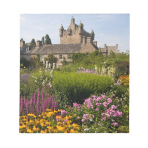 Bloc De Notas Hermosos jardines y famoso castillo en Escocia