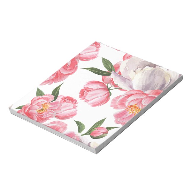 Bloc De Notas Hermosos Rosas (Lado Izquierdo)