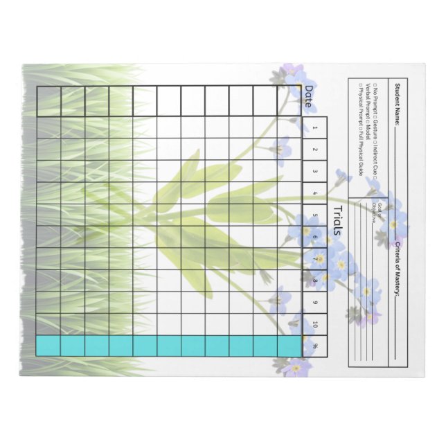 Bloc De Notas Herramienta Esencial SpEd: Hoja de Datos en Blanco (Frente)
