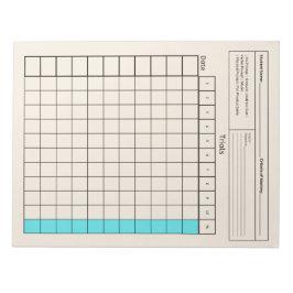 Bloc De Notas Herramienta Esencial SpEd: Hoja de Datos en Blanco