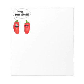 Bloc De Notas ¡Hey, Cosas Calientes! Chilies