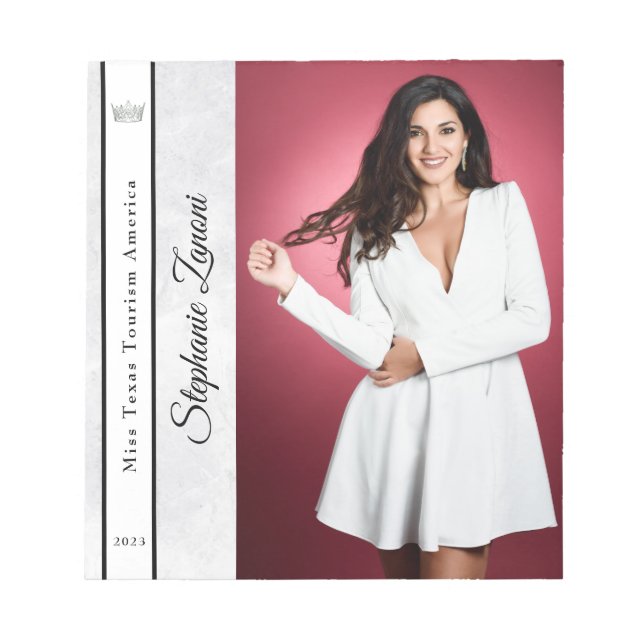 Bloc De Notas Hielo de Mármol - Personalizado Pagegraph Autograp (Frente)