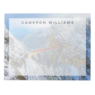 Bloc De Notas Hielo y nieve Bernina Express, Suiza
