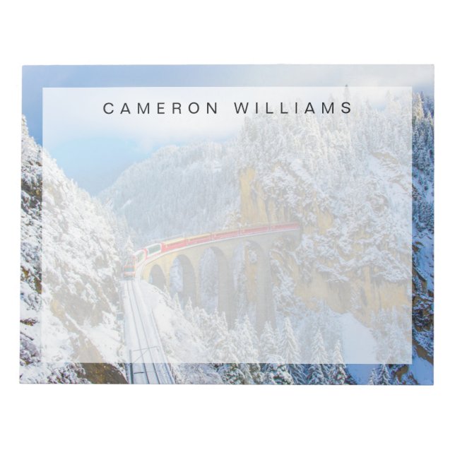 Bloc De Notas Hielo y nieve | Bernina Express, Suiza (Frente)