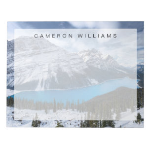 Bloc De Notas Hielo y nieve   Lago Peyto, Rockies Canadienses