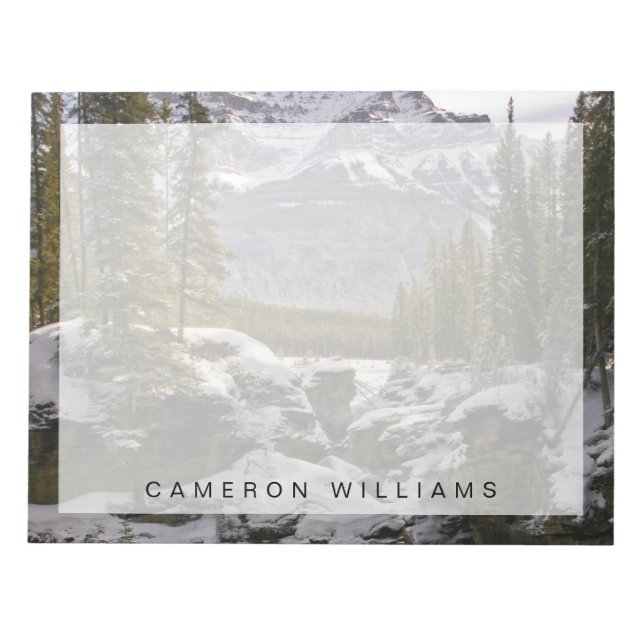 Bloc De Notas Hielo y nieve | Parque nacional Jasper Alberta, Ca (Frente)