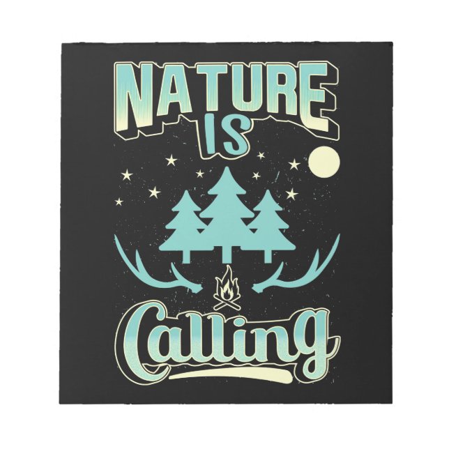 Bloc De Notas Hiking Nature Is Calling (Frente)