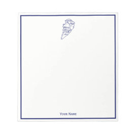 Bloc De Notas Hilton Head Island SC Vintage Map Navy Blue