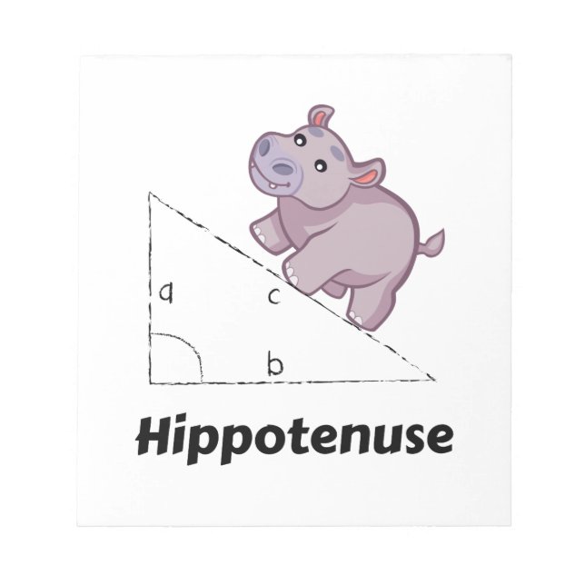 Bloc De Notas Hippotenuse Funny Math (Frente)