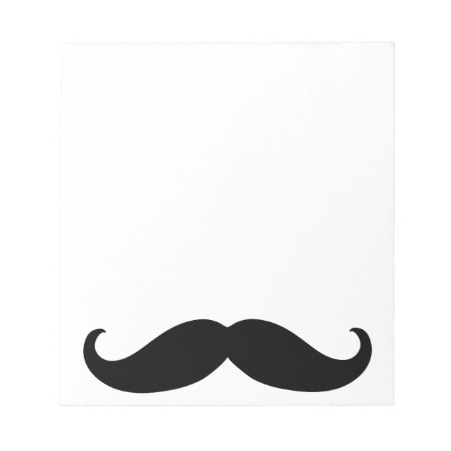 Bloc De Notas Hipster Mustache (Frente)
