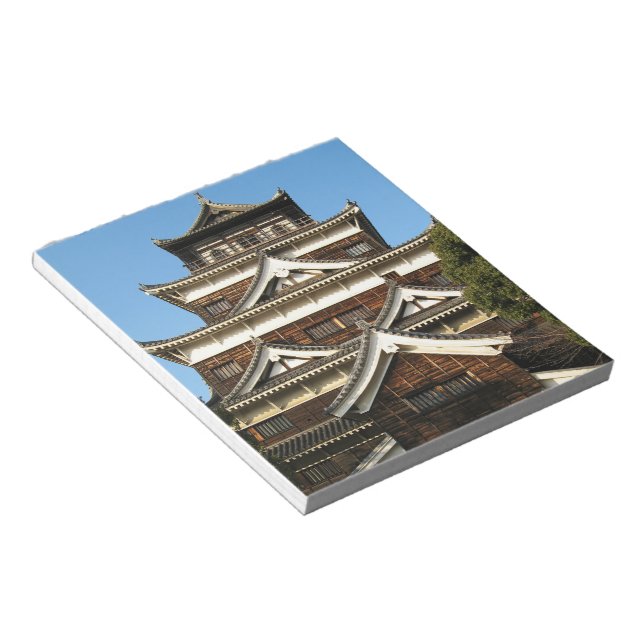 Bloc De Notas Hiroshima Castle 広島城, Hiroshima, Japan (Lado Derecho)