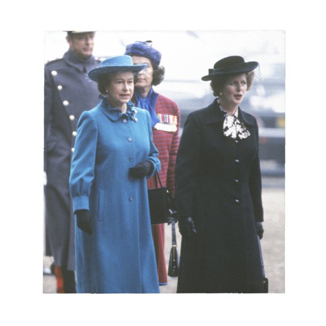 Bloc De Notas HM Queen Elizabeth II-Margaret Thatcher (Frente)