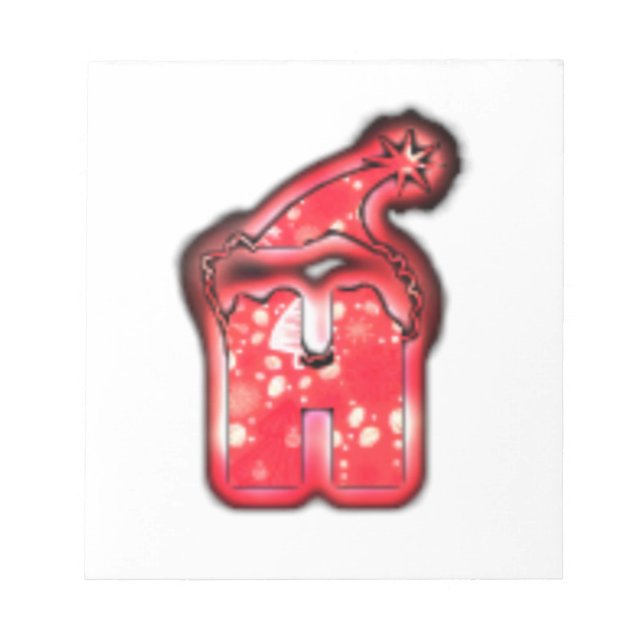 Bloc De Notas ¡Ho Ho Ho Ho Ho! Santa Claus Gorra Merry Christmas (Frente)