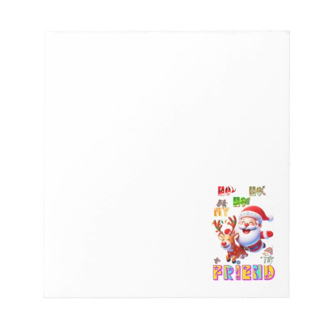 Bloc De Notas Ho Ho Ho Mi Querido Amigo (Frente)