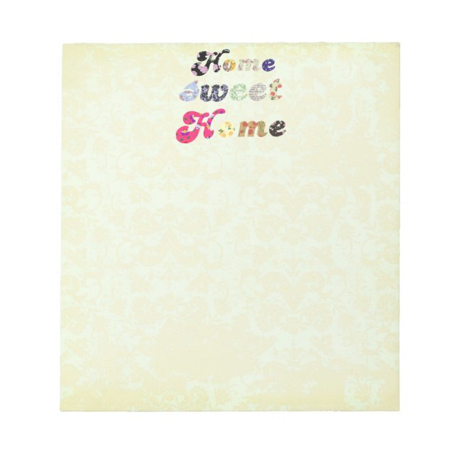 Bloc De Notas Hogar dulce hogar (Frente)