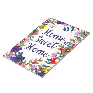Bloc De Notas Hogar Sweet Home Floral Reef