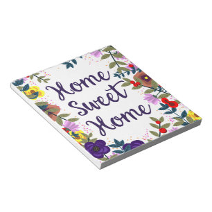 Bloc De Notas Hogar Sweet Home Floral Reef