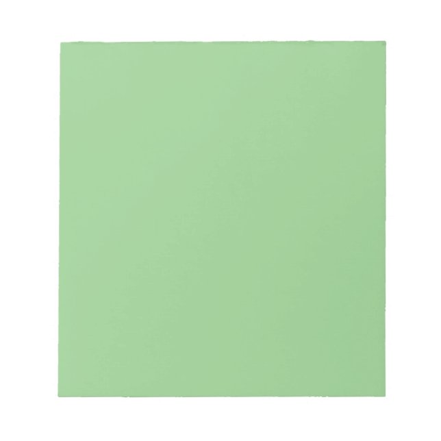 Bloc De Notas Hoja De Goma, Hoja Pálida, Verde Pixista, (Frente)