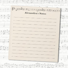 Bloc De Notas Hoja de música