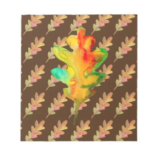 Bloc De Notas Hoja de otoño
