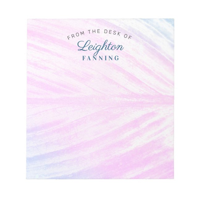 Bloc De Notas Hoja tropical pintada (Frente)