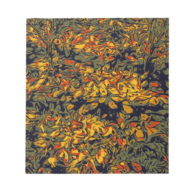 Bloc De Notas Hojas de otoño (Frente)