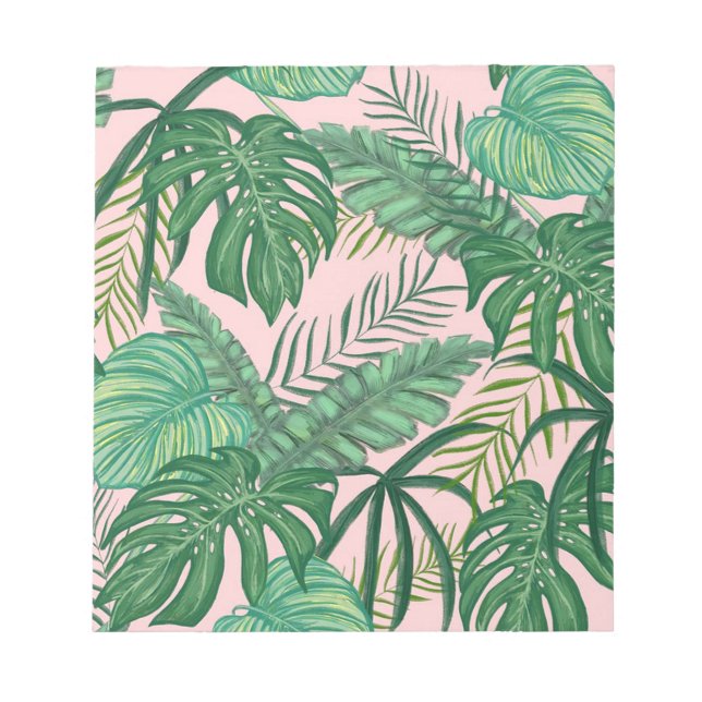 Bloc De Notas Hojas tropicales (Frente)