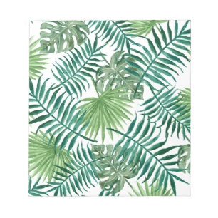 Bloc De Notas Hojas tropicales de selva